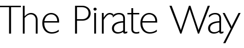 Font : DavidBecker-ExtraLight Custom Text : The Pirate Way Test your own text here Click to download or to view this font on a tshirt that can be custom printed in Bali