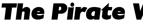 Font : DavidBecker-Heavy-Italic Custom Text : The Pirate Way Test your own text here Click to download or to view this font on a tshirt that can be custom printed in Bali