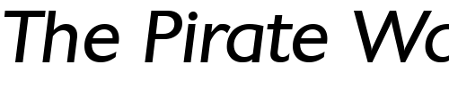 Font : DavidBecker-Italic Custom Text : The Pirate Way Test your own text here Click to download or to view this font on a tshirt that can be custom printed in Bali
