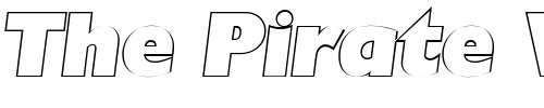 Font : DavidBeckerOutline-Heavy-Italic Custom Text : The Pirate Way Test your own text here Click to download or to view this font on a tshirt that can be custom printed in Bali