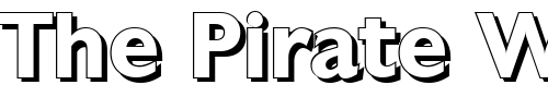 Font : DavidBeckerShadow-Bold Custom Text : The Pirate Way Test your own text here Click to download or to view this font on a tshirt that can be custom printed in Bali