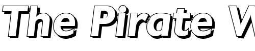 Font : DavidBeckerShadow-BoldItalic Custom Text : The Pirate Way Test your own text here Click to download or to view this font on a tshirt that can be custom printed in Bali