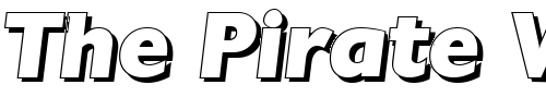 Font : DavidBeckerShadow-ExtraBold-Italic Custom Text : The Pirate Way Test your own text here Click to download or to view this font on a tshirt that can be custom printed in Bali