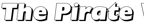 Font : DavidBeckerShadow-Heavy-Italic Custom Text : The Pirate Way Test your own text here Click to download or to view this font on a tshirt that can be custom printed in Bali