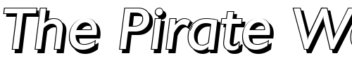 Font : DavidBeckerShadow-Italic Custom Text : The Pirate Way Test your own text here Click to download or to view this font on a tshirt that can be custom printed in Bali