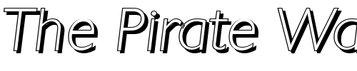 Font : DavidBeckerShadow-Xlight-Italic Custom Text : The Pirate Way Test your own text here Click to download or to view this font on a tshirt that can be custom printed in Bali