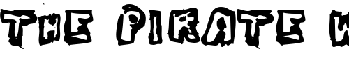 Font : Dawg-Box Custom Text : The Pirate Way Test your own text here Click to download or to view this font on a tshirt that can be custom printed in Bali