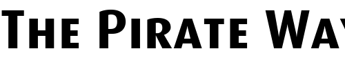 Font : Dax-BoldCaps Custom Text : The Pirate Way Test your own text here Click to download or to view this font on a tshirt that can be custom printed in Bali