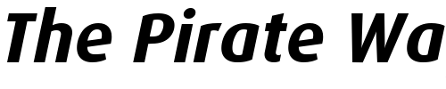 Font : Dax-BoldItalic Custom Text : The Pirate Way Test your own text here Click to download or to view this font on a tshirt that can be custom printed in Bali