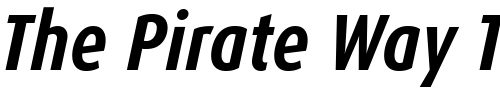 Font : DaxCondensed-BoldItalic Custom Text : The Pirate Way Test your own text here Click to download or to view this font on a tshirt that can be custom printed in Bali