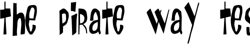 Font : Day-Of-The-Tentacle Custom Text : The Pirate Way Test your own text here Click to download or to view this font on a tshirt that can be custom printed in Bali