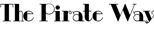 Font : DayTripperNF Custom Text : The Pirate Way Test your own text here Click to download or to view this font on a tshirt that can be custom printed in Bali