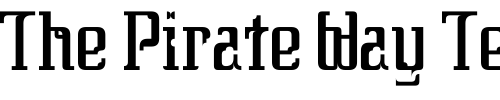 Font : Daybreaker Custom Text : The Pirate Way Test your own text here Click to download or to view this font on a tshirt that can be custom printed in Bali