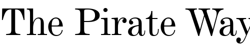 Font : De-Vinne-Text-BT Custom Text : The Pirate Way Test your own text here Click to download or to view this font on a tshirt that can be custom printed in Bali
