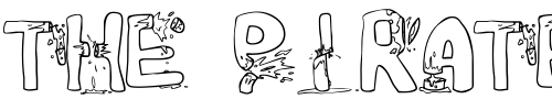 Font : DeCAPitated-Medium Custom Text : The Pirate Way Test your own text here Click to download or to view this font on a tshirt that can be custom printed in Bali