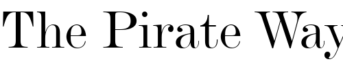 Font : DeVinne-BT-Roman Custom Text : The Pirate Way Test your own text here Click to download or to view this font on a tshirt that can be custom printed in Bali