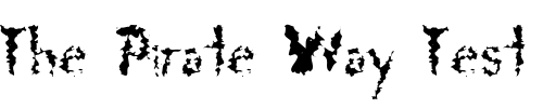 Font : DeadGrit Custom Text : The Pirate Way Test your own text here Click to download or to view this font on a tshirt that can be custom printed in Bali