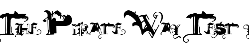 Font : DeathMix Custom Text : The Pirate Way Test your own text here Click to download or to view this font on a tshirt that can be custom printed in Bali
