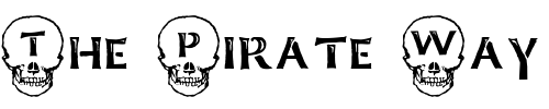 Font : Deathhead-KeltCaps Custom Text : The Pirate Way Test your own text here Click to download or to view this font on a tshirt that can be custom printed in Bali