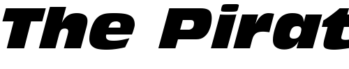 Font : Decade-Black-SSi-Extra-Black-Italic Custom Text : The Pirate Way Test your own text here Click to download or to view this font on a tshirt that can be custom printed in Bali