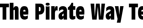 Font : Decade-Condensed-SSi-Bold-Condensed Custom Text : The Pirate Way Test your own text here Click to download or to view this font on a tshirt that can be custom printed in Bali