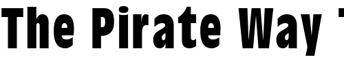 Font : DecadeBlackCondSSK Custom Text : The Pirate Way Test your own text here Click to download or to view this font on a tshirt that can be custom printed in Bali