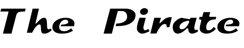 Font : Decca-Display-SSi Custom Text : The Pirate Way Test your own text here Click to download or to view this font on a tshirt that can be custom printed in Bali