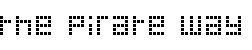 Font : Decoder Custom Text : The Pirate Way Test your own text here Click to download or to view this font on a tshirt that can be custom printed in Bali