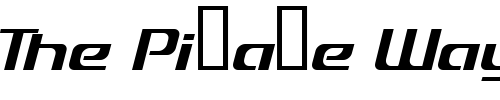 Font : Decoder-Regular Custom Text : The Pirate Way Test your own text here Click to download or to view this font on a tshirt that can be custom printed in Bali