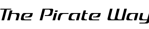 Font : Decoder-Thin Custom Text : The Pirate Way Test your own text here Click to download or to view this font on a tshirt that can be custom printed in Bali