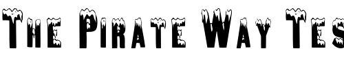 Font : DeepFreezeCondensed Custom Text : The Pirate Way Test your own text here Click to download or to view this font on a tshirt that can be custom printed in Bali