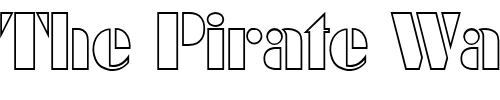 Font : DekoBlackOpen-Serial-Regular Custom Text : The Pirate Way Test your own text here Click to download or to view this font on a tshirt that can be custom printed in Bali