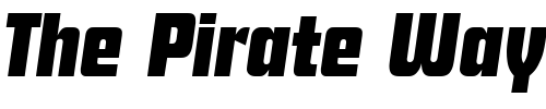 Font : DekoDisplay-Serial-BoldItalic Custom Text : The Pirate Way Test your own text here Click to download or to view this font on a tshirt that can be custom printed in Bali