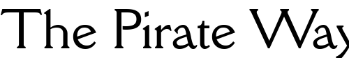 Font : Della-Robbia-BT Custom Text : The Pirate Way Test your own text here Click to download or to view this font on a tshirt that can be custom printed in Bali
