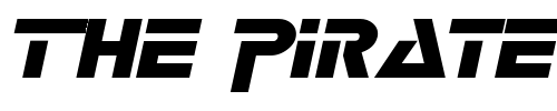 Font : Delta-Extended-Italic Custom Text : The Pirate Way Test your own text here Click to download or to view this font on a tshirt that can be custom printed in Bali