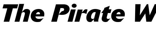 Font : Delta-Jaeger-R-Bold-Italic Custom Text : The Pirate Way Test your own text here Click to download or to view this font on a tshirt that can be custom printed in Bali