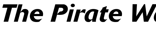 Font : Delta-Jaeger-R-Medium-Italic Custom Text : The Pirate Way Test your own text here Click to download or to view this font on a tshirt that can be custom printed in Bali
