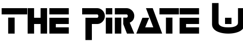 Font : DeltaNormal Custom Text : The Pirate Way Test your own text here Click to download or to view this font on a tshirt that can be custom printed in Bali