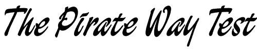 Font : Demian-Bold-LET-Plain-1 Custom Text : The Pirate Way Test your own text here Click to download or to view this font on a tshirt that can be custom printed in Bali