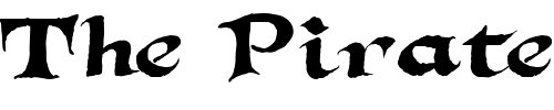 Font : Demo-of-Gabriel-Regular Custom Text : The Pirate Way Test your own text here Click to download or to view this font on a tshirt that can be custom printed in Bali