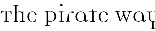 Font : Democratica-Regular-Medium Custom Text : The Pirate Way Test your own text here Click to download or to view this font on a tshirt that can be custom printed in Bali