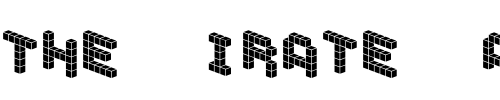 Font : DemonCubicBlockFont-Tile Custom Text : The Pirate Way Test your own text here Click to download or to view this font on a tshirt that can be custom printed in Bali