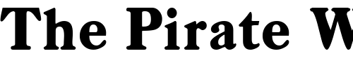 Font : DendroDisplaySSK Custom Text : The Pirate Way Test your own text here Click to download or to view this font on a tshirt that can be custom printed in Bali