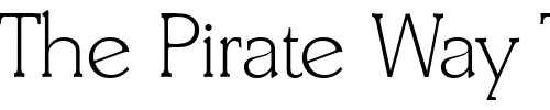 Font : Derringer-Serial-ExtraLight-Regular Custom Text : The Pirate Way Test your own text here Click to download or to view this font on a tshirt that can be custom printed in Bali