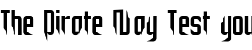 Font : Desctructura Custom Text : The Pirate Way Test your own text here Click to download or to view this font on a tshirt that can be custom printed in Bali