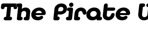 Font : DesireeBecker-ExtraBold-Italic Custom Text : The Pirate Way Test your own text here Click to download or to view this font on a tshirt that can be custom printed in Bali