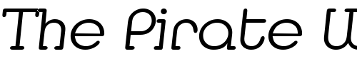 Font : DesireeBecker-Light-Italic Custom Text : The Pirate Way Test your own text here Click to download or to view this font on a tshirt that can be custom printed in Bali