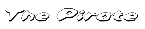 Font : Detonator-Shadow-Italic Custom Text : The Pirate Way Test your own text here Click to download or to view this font on a tshirt that can be custom printed in Bali
