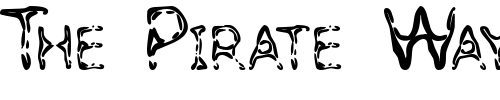Font : Detoxify Custom Text : The Pirate Way Test your own text here Click to download or to view this font on a tshirt that can be custom printed in Bali