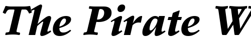 Font : Deutch-Black-SSi-Black-Italic Custom Text : The Pirate Way Test your own text here Click to download or to view this font on a tshirt that can be custom printed in Bali